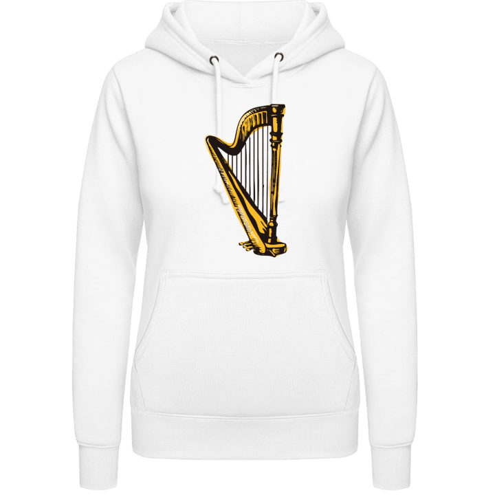 Harp Illustration Vrouwen Hoodie contain pic