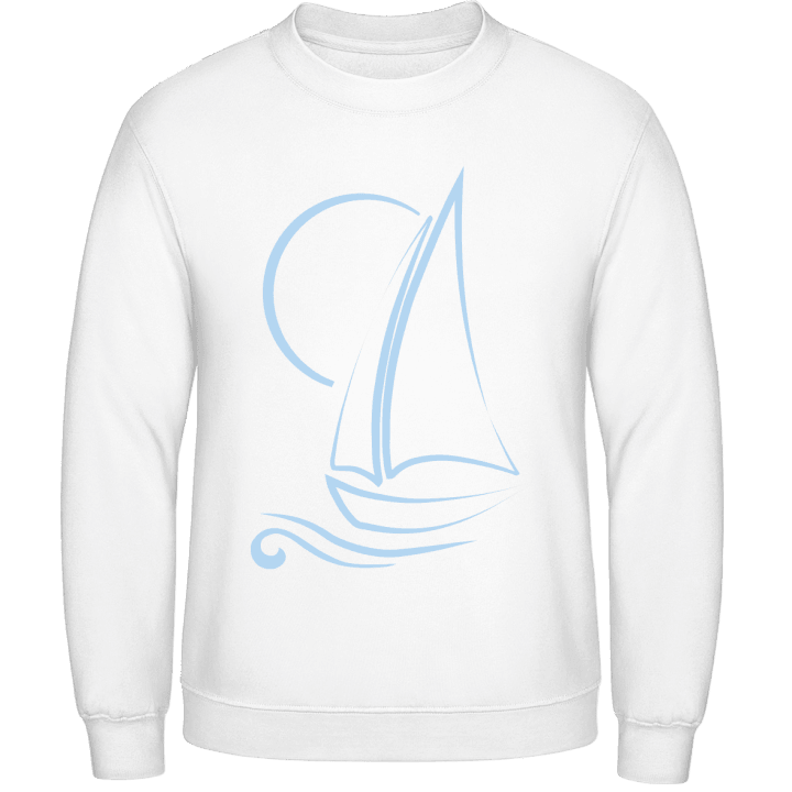 Sailboat Illustration Sweatshirt 0 image
