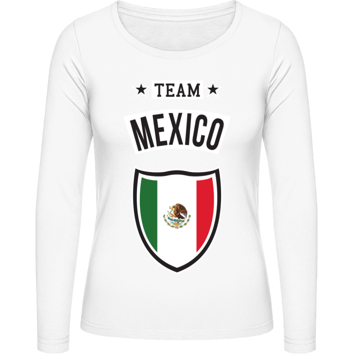 Team Mexico Frauen Langarmshirt contain pic