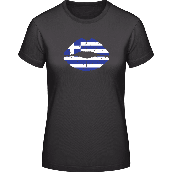 Greek Kiss Flag T-shirt för kvinnor 0 image