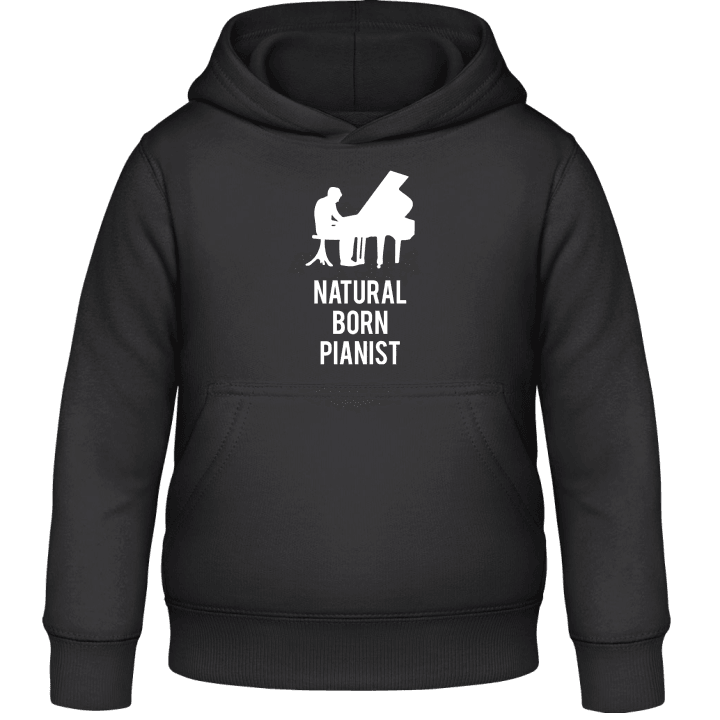 Natural Born Pianist Kids Hoodie contain pic
