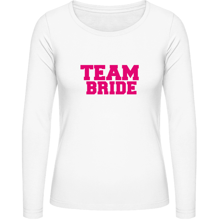 Team Bride Langermet skjorte for kvinner contain pic