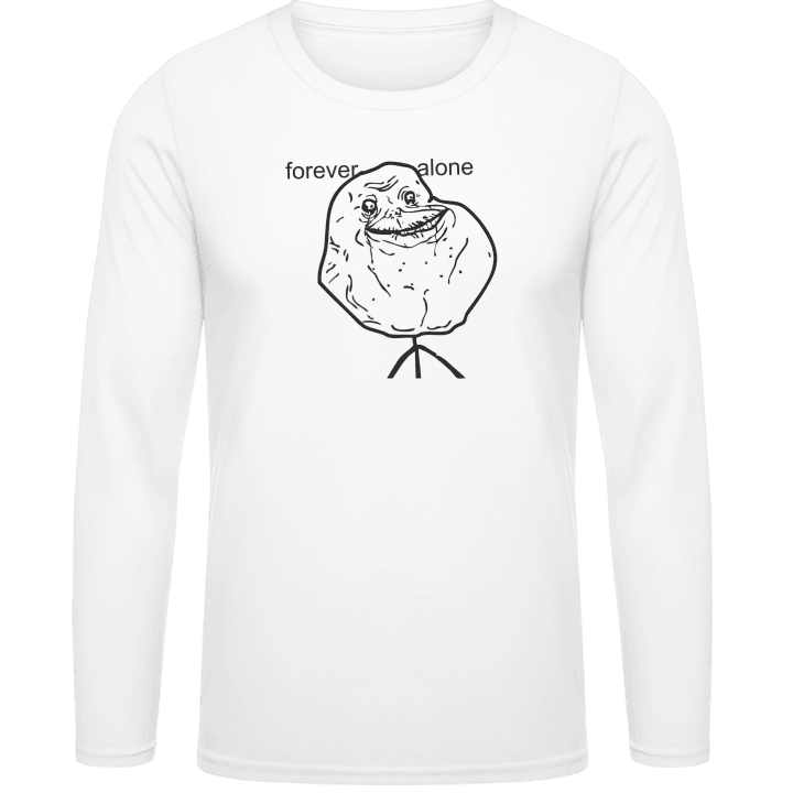 Forever Alone Meme Shirt met lange mouwen 0 image