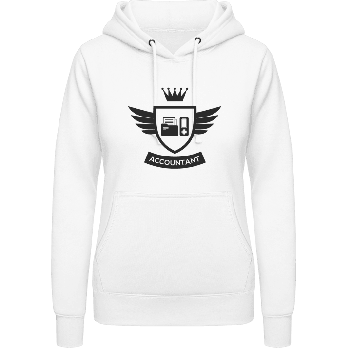 Accountant Icon Coat Of Arms Winged Sweat à capuche pour femme contain pic