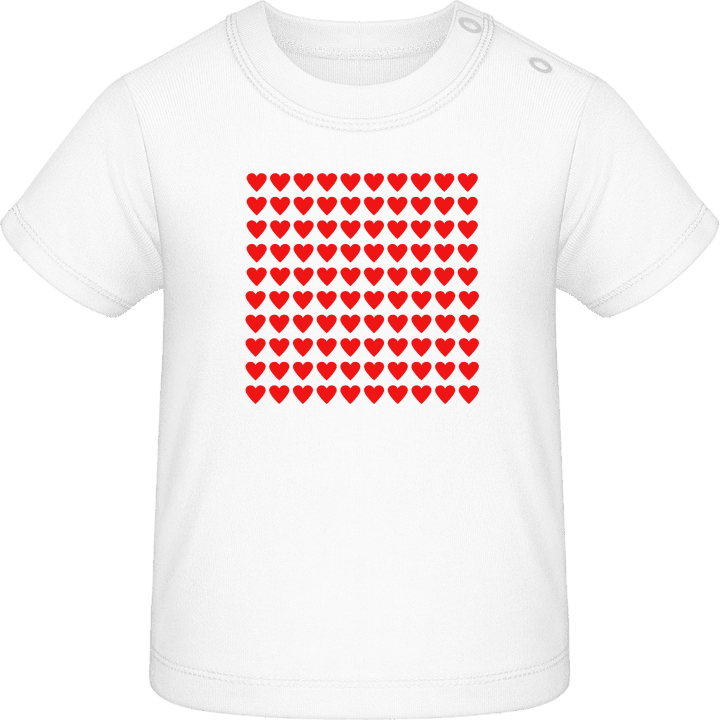 Hearts T-shirt för bebisar contain pic