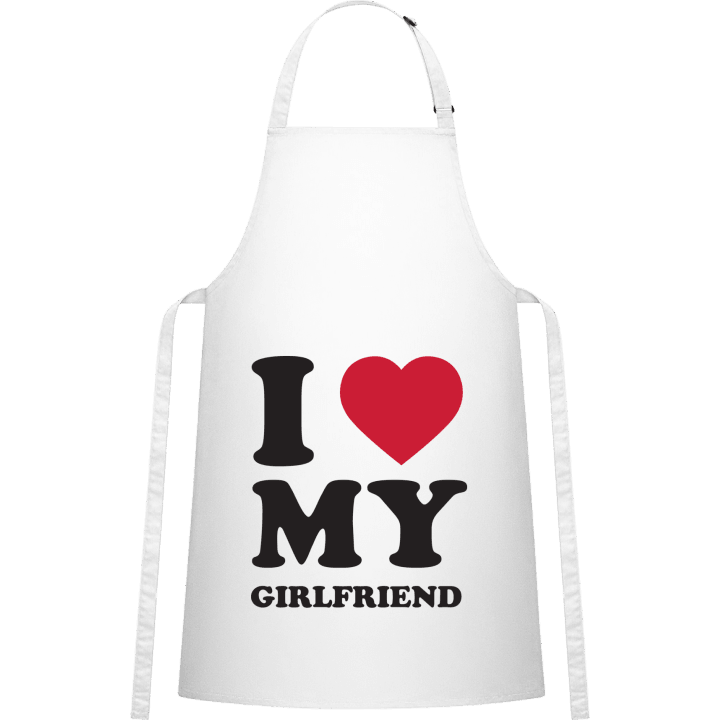 I Heart My Girlfriend Kitchen Apron contain pic