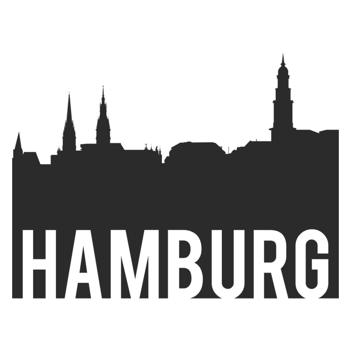 Hamburg Skyline T-shirt à manches longues pour femmes 0 image