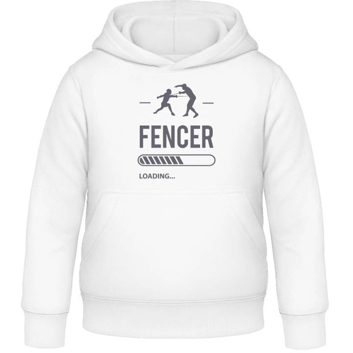 Fencer Loading Kids Hoodie contain pic