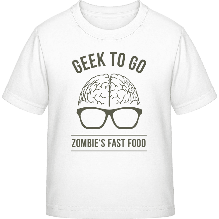 Geek To Go Zombie Food Kinderen T-shirt 0 image