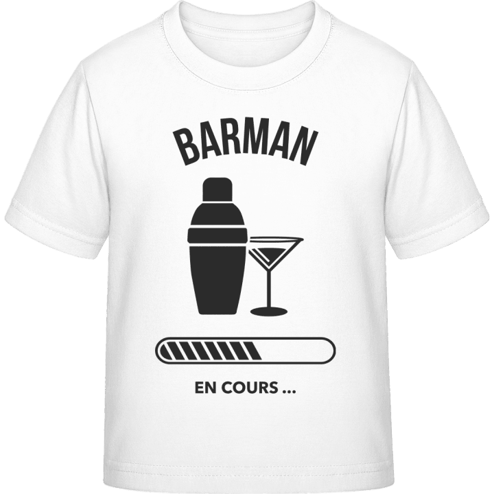 Barman en cours T-shirt för barn contain pic