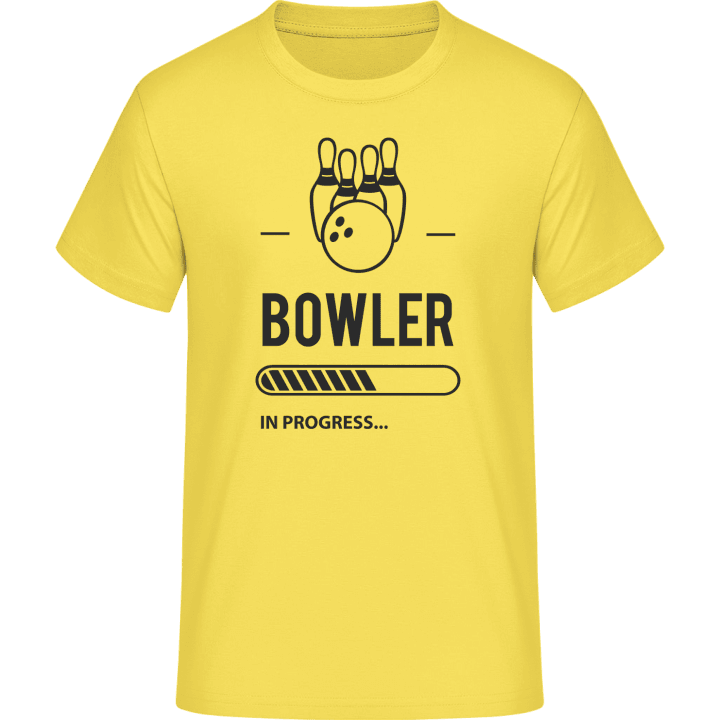 Bowler in Progress T-skjorte contain pic