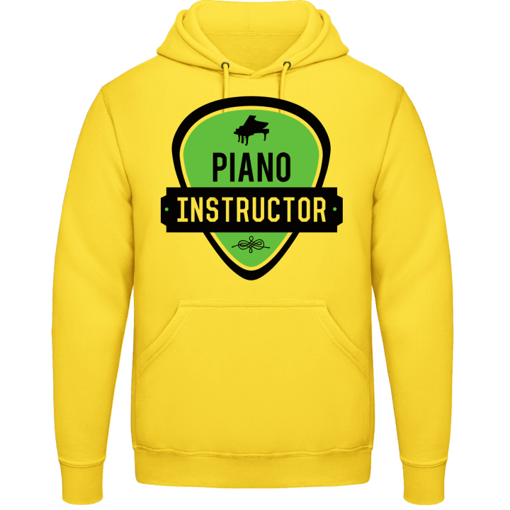 Piano Instructor Felpa con cappuccio contain pic