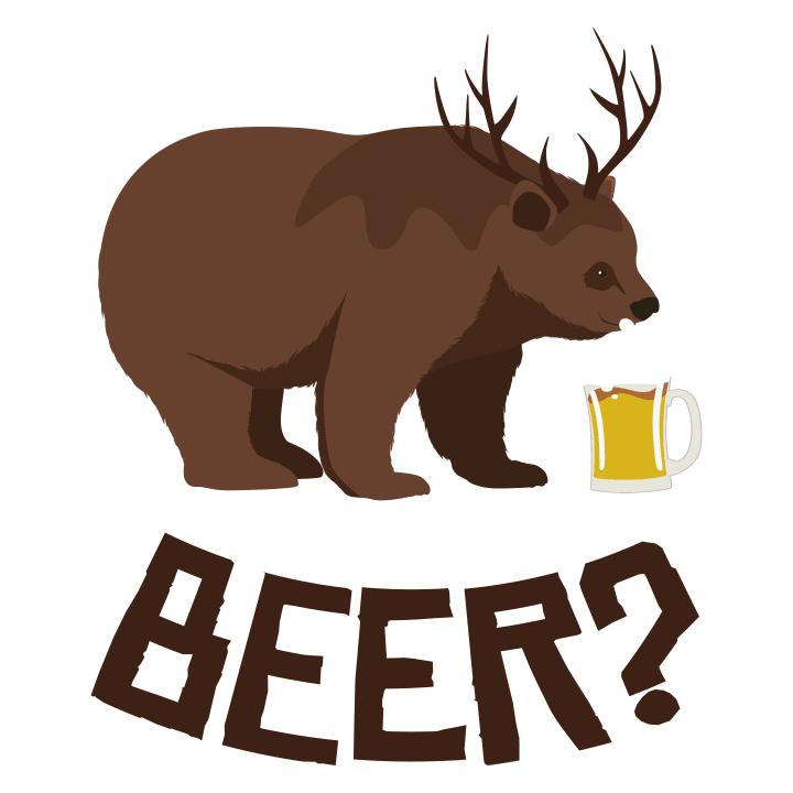 Bear + Deer = Beer? Kitchen Apron 0 image