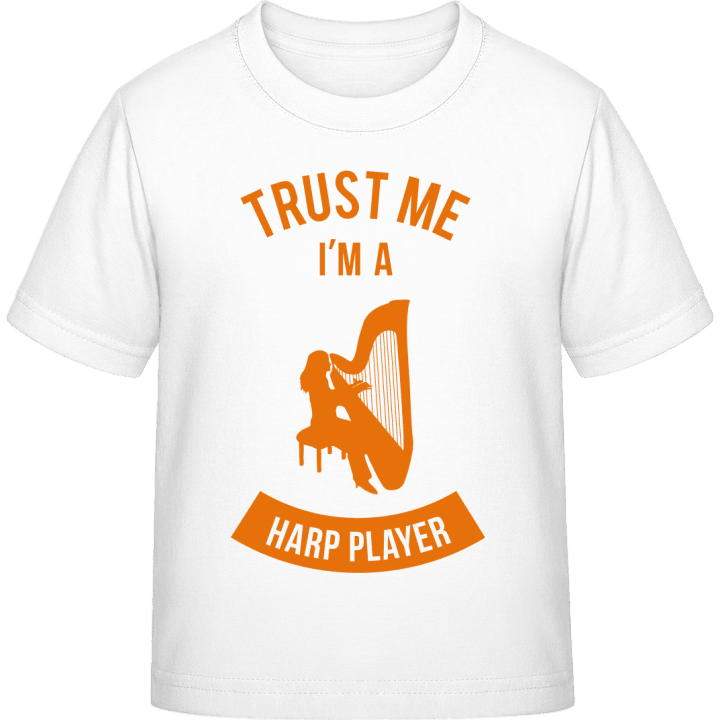 Trust Me I'm a Harp Player Kids T-shirt contain pic