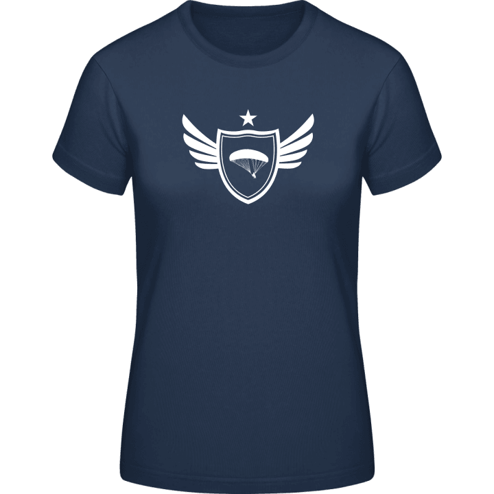Winged Paraglider Logo T-shirt för kvinnor contain pic