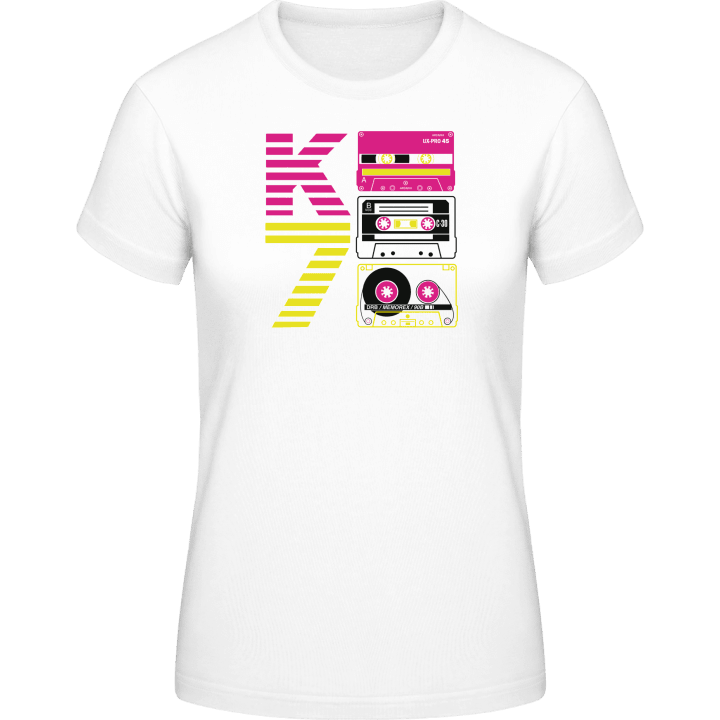 Cassete K7 T-shirt pour femme contain pic