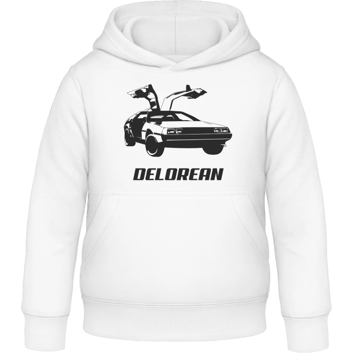 Delorean Retro Car Kids Hoodie 0 image