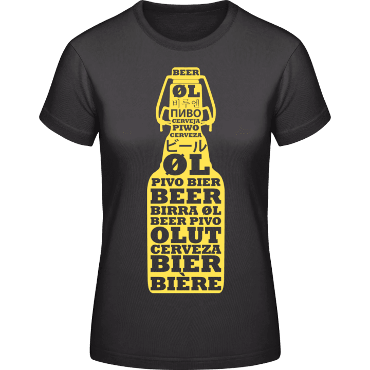Bier Fles Vrouwen T-shirt 0 image