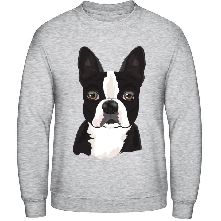 Boston Terrier Tête réaliste Sweatshirt 0 image