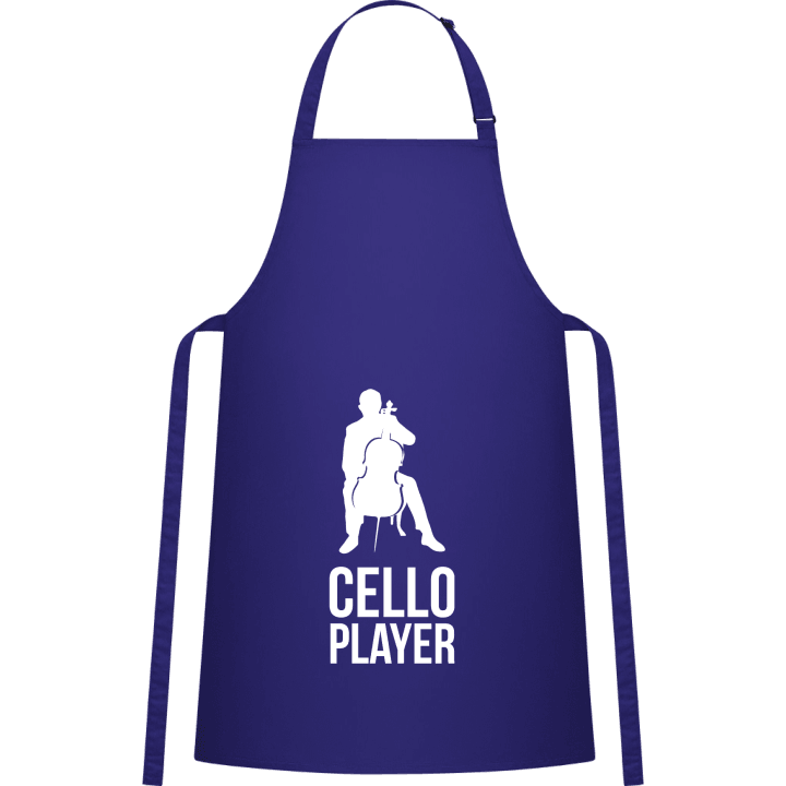 Cello Player Silhouette Grembiule da cucina contain pic