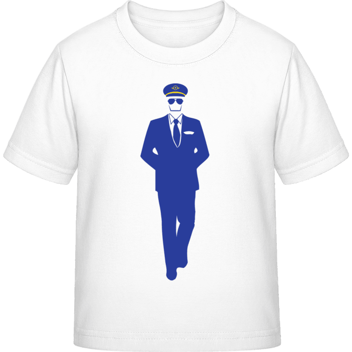 Pilot Silhouette Camiseta infantil contain pic