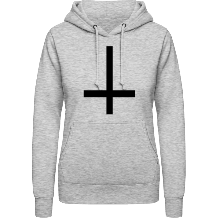 Cross of St Peter Petrine Cross Hettegenser for kvinner contain pic