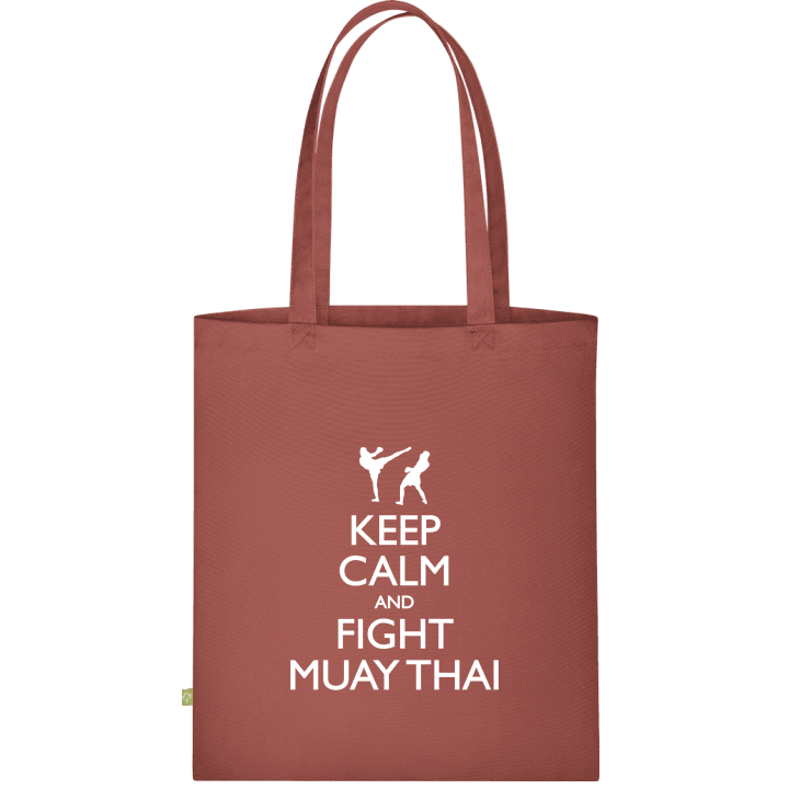 Keep Calm And Practice Muay Thai Borsa in tessuto contain pic