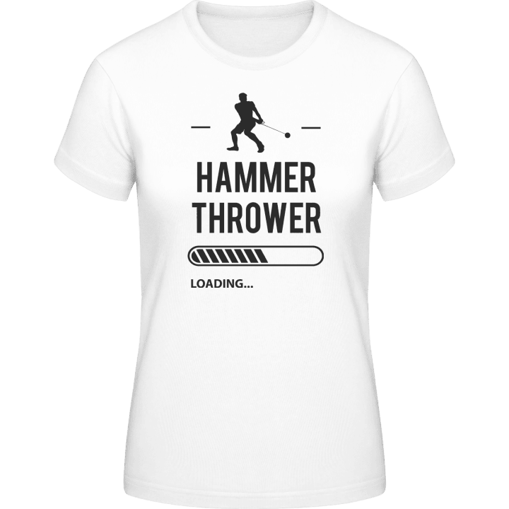 Hammer Thrower Loading T-skjorte for kvinner contain pic