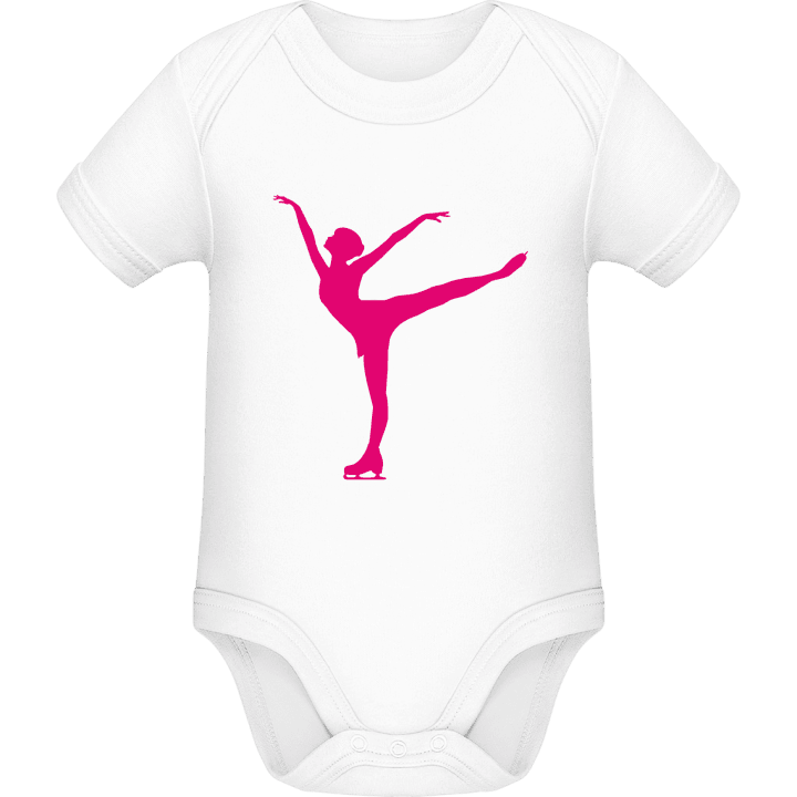 Ice Skater Silhouette Baby Strampler contain pic