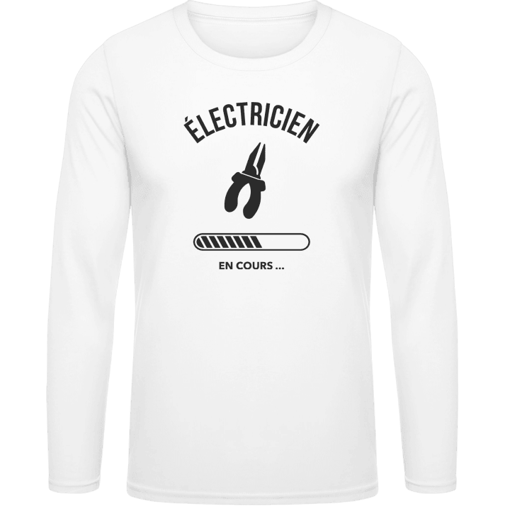 Électricien en cours Långärmad skjorta contain pic