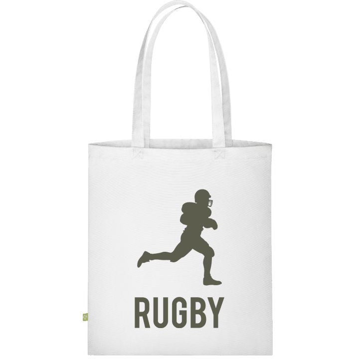 Rugby Silhouette Väska av tyg contain pic