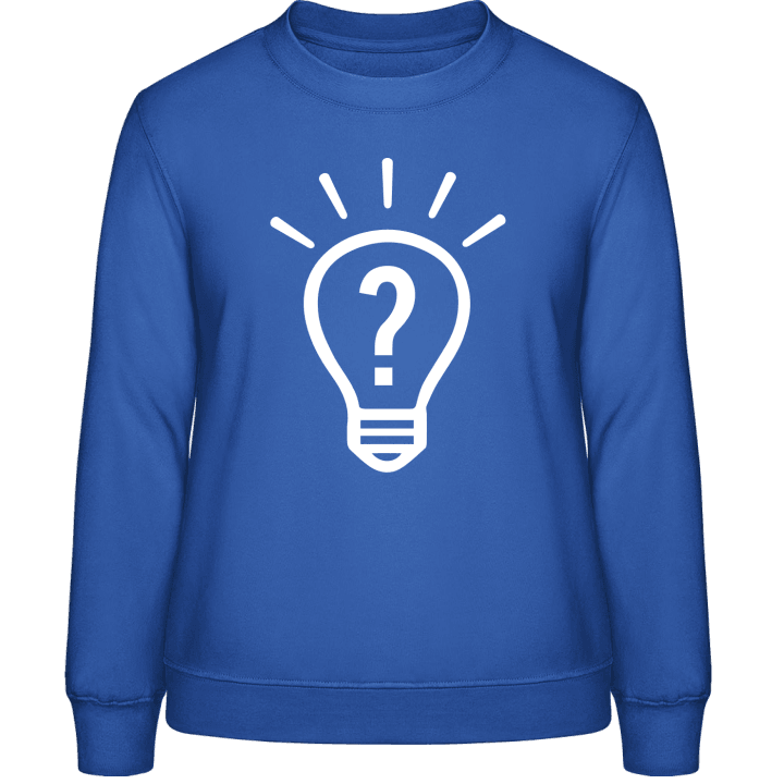 Glühbirne Idee Frauen Sweatshirt 0 image