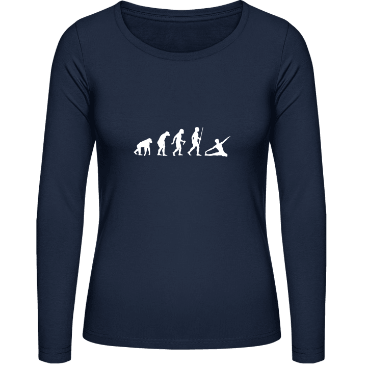 Gymnast Evolution Frauen Langarmshirt contain pic