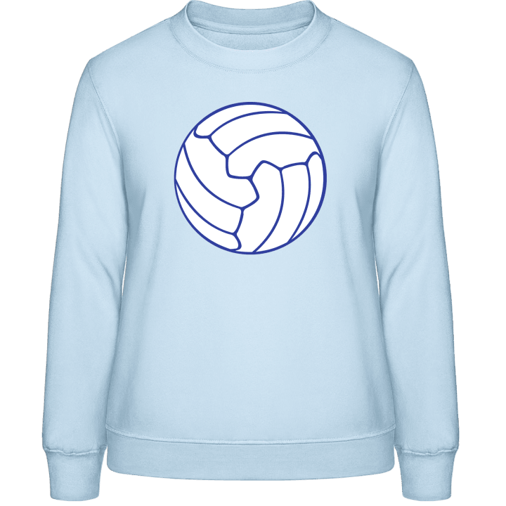 White Volleyball Ball Genser for kvinner contain pic