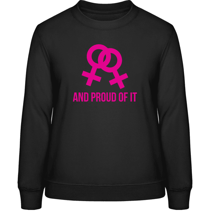 Lesbian And Proud Of It Sweatshirt för kvinnor contain pic