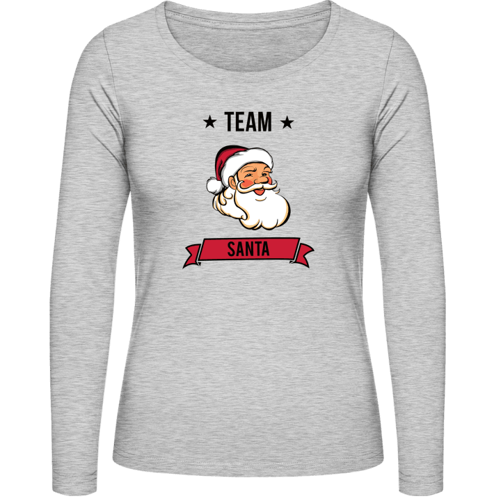 Team Santa Claus Camisa de manga larga para mujer 0 image