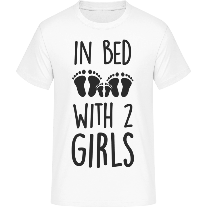 In Bed With Two Girls Feet T-paita 0 image