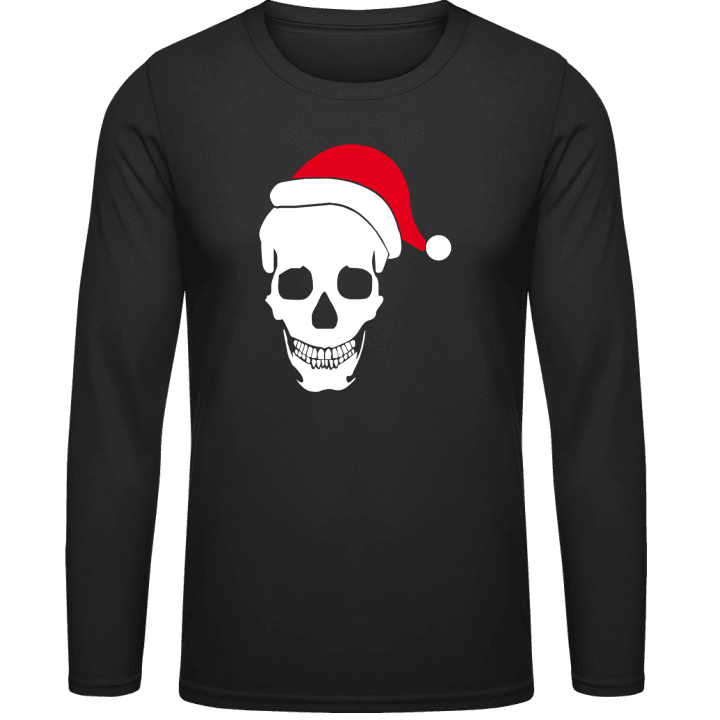 Santa Claus Skull Camicia a maniche lunghe 0 image