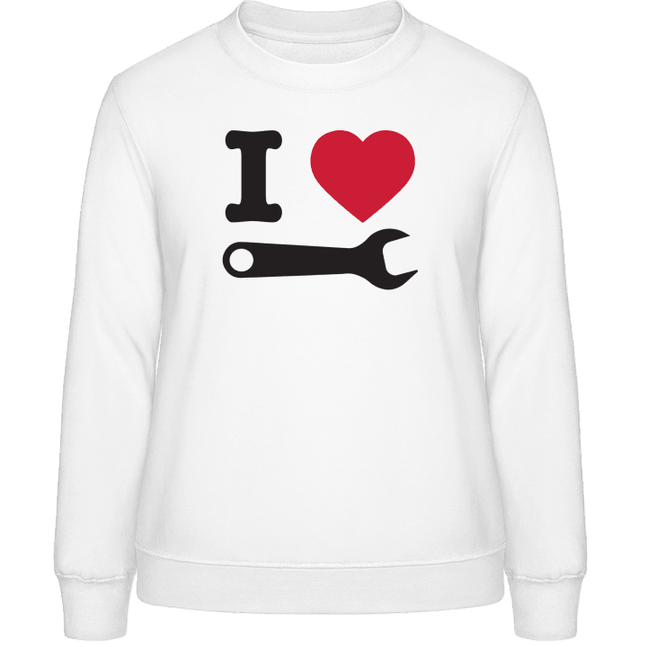 I Love Tools Sweatshirt för kvinnor 0 image