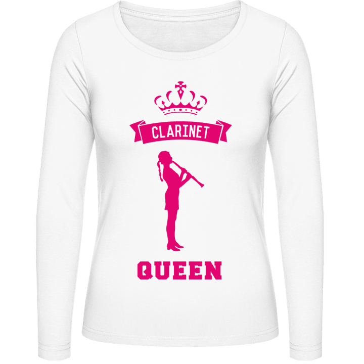 Clarinet Queen Vrouwen Lange Mouw Shirt contain pic