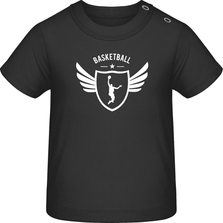 Basketball Winged Baby T-Shirt contain pic