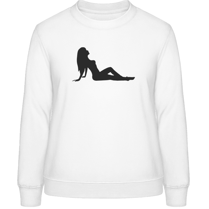 Sexy Woman Silhouette Sweatshirt för kvinnor contain pic