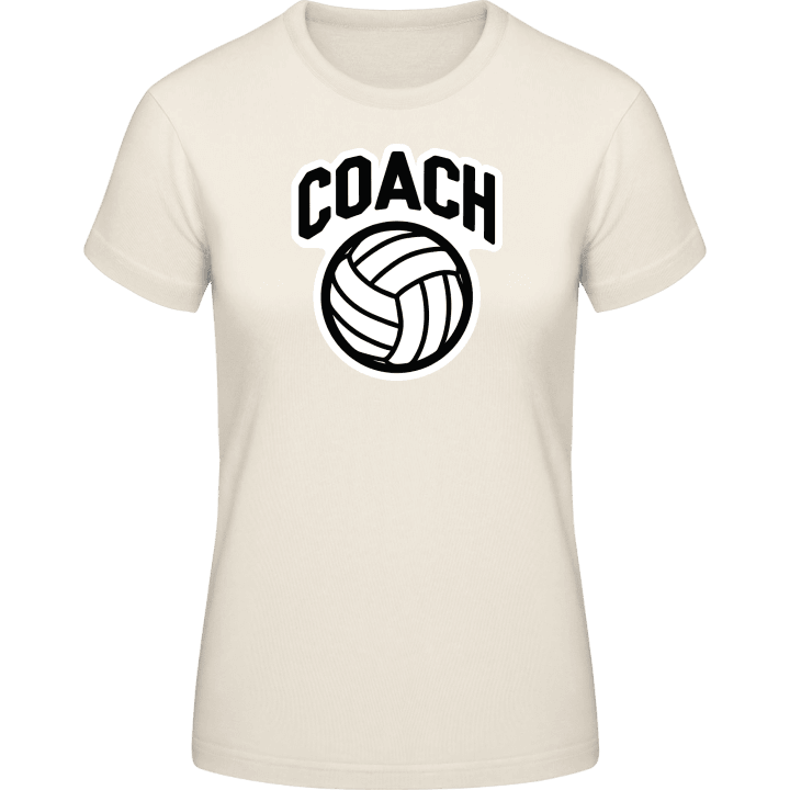 Volleyball Coach Logo T-skjorte for kvinner contain pic