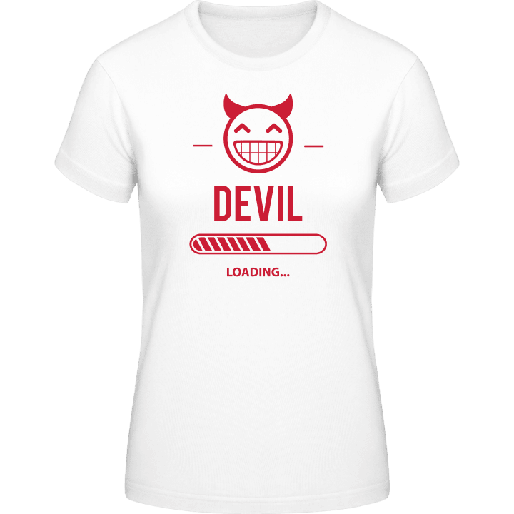 Devil Loading T-skjorte for kvinner contain pic