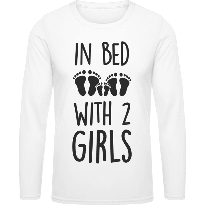 In Bed With Two Girls Feet Langarmshirt 0 image