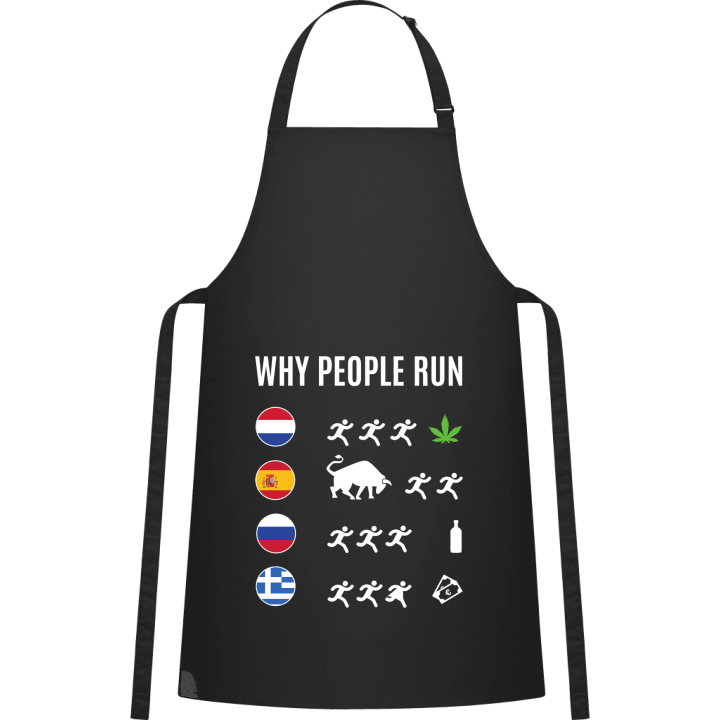 Why People Run Part 2 Kitchen Apron 0 image