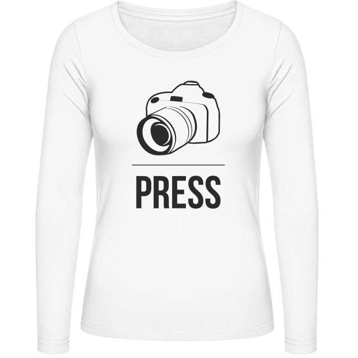 Press Vrouwen Lange Mouw Shirt contain pic