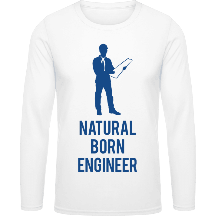Natural Born Engineer T-shirt à manches longues contain pic