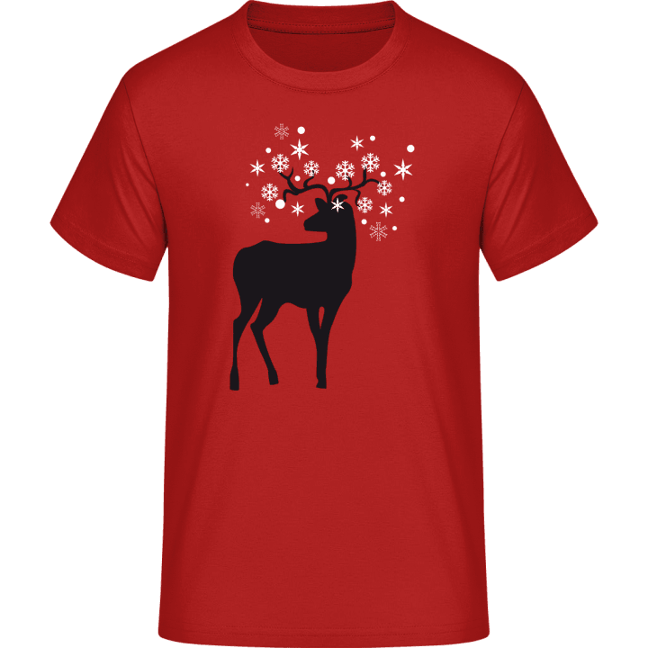 Deer Antlers Snowflake T-skjorte 0 image