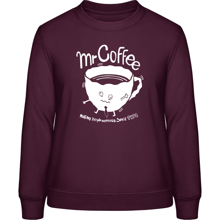 Mr Coffee Sweatshirt för kvinnor contain pic